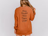 "God Says I Am" Comfort Colors Long Sleeve Tee