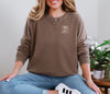 PRAY + Cross Relaxed Fit Comfort Colors Long Sleeve T-Shirt