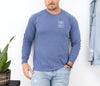 PRAY + Cross Relaxed Fit Comfort Colors Long Sleeve T-Shirt