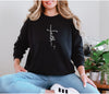 Faith + Cross Comfort Colors Long Sleeve T Shirt