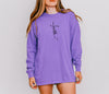Faith + Cross Comfort Colors Long Sleeve T Shirt