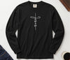 Jesus Cross Comfort Colors Long Sleeve T Shirt