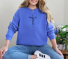 Jesus Cross Comfort Colors Long Sleeve T Shirt