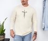 Jesus Cross Comfort Colors Long Sleeve T Shirt
