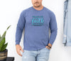 For We Live By Faith Not By Sight Comfort Colors Long Sleeve T Shirt