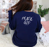 Praise God Long Sleeve Comfort Colors T-Shirt