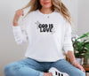 God is Love Comfort Colors Long Sleeve T-Shirt