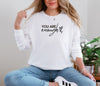 You Are Enough Comfort Colors Long Sleeve T-Shirt
