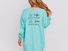 Coffee Gets Me Started Jesus Keeps Me Going Comfort Colors Long Sleeve T Shirt