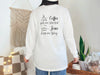 Coffee Gets Me Started Jesus Keeps Me Going Comfort Colors Long Sleeve T Shirt