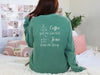 Coffee Gets Me Started Jesus Keeps Me Going Comfort Colors Long Sleeve T Shirt