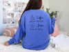 Coffee Gets Me Started Jesus Keeps Me Going Comfort Colors Long Sleeve T Shirt