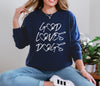God Loves Dogs Comfort Colors Long Sleeve T-Shirt