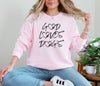 God Loves Dogs Comfort Colors Long Sleeve T-Shirt