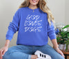God Loves Dogs Comfort Colors Long Sleeve T-Shirt