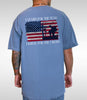 I Stand For The Flag, Kneel For The Cross Comfort Colors T-Shirt