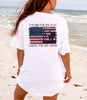 I Stand For The Flag, Kneel For The Cross Comfort Colors T-Shirt