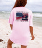 I Stand For The Flag, Kneel For The Cross Comfort Colors T-Shirt