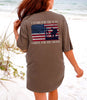 I Stand For The Flag, Kneel For The Cross Comfort Colors T-Shirt