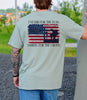 I Stand For The Flag, Kneel For The Cross Comfort Colors T-Shirt