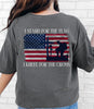 I Stand For The Flag, Kneel For The Cross Comfort Colors T-Shirt