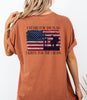 I Stand For The Flag, Kneel For The Cross Comfort Colors T-Shirt