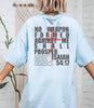 Isaiah 54 17 No Weapon Formed Against Me Comfort Colors T Shirt