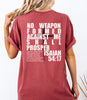 Isaiah 54 17 No Weapon Formed Against Me Comfort Colors T Shirt