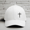 Black Cross Embroidered Flexfit Hat