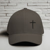 Black Cross Embroidered Flexfit Hat