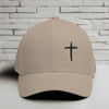Black Cross Embroidered Flexfit Hat