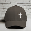 White Cross Embroidered Flexfit Hat