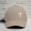 White Cross Embroidered Flexfit Hat