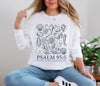 Seashells Psalm 95 5 Comfort Colors Long Sleeve T Shirt