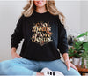 Cool Moms Love Jesus - Boho Comfort Colors Long Sleeve T Shirt