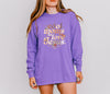 Cool Moms Love Jesus - Boho Comfort Colors Long Sleeve T Shirt