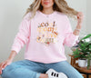 Cool Moms Love Jesus - Boho Comfort Colors Long Sleeve T Shirt
