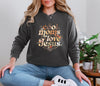 Cool Moms Love Jesus - Boho Comfort Colors Long Sleeve T Shirt