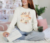 Cool Moms Love Jesus - Boho Comfort Colors Long Sleeve T Shirt