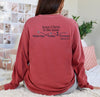 Jesus Christ Is The Same Comfort Colors Long Sleeve T-Shirt