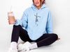 Faith Minimal Cross Hoodie