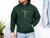 Jesus Cross Vertical Script Hoodie