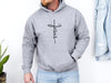 Jesus Cross Vertical Script Hoodie