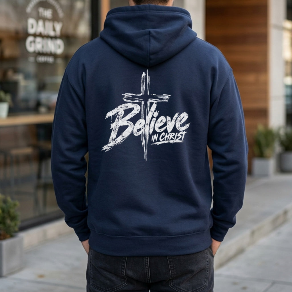 Believe In Christ Cross Unisex Hoodie