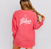 Believe In Christ w/ Cross Comfort Colors Long Sleeve T Shirt