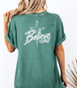 Believe In Christ w/ Cross Unisex Comfort Colors T Shirt