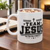 Team Jesus Ceramic White Mug