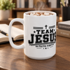 Team Jesus Ceramic White Mug