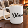 Blessed Script Ceramic Mug