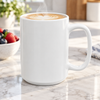 Flag With Cross Ceramic Mug - White